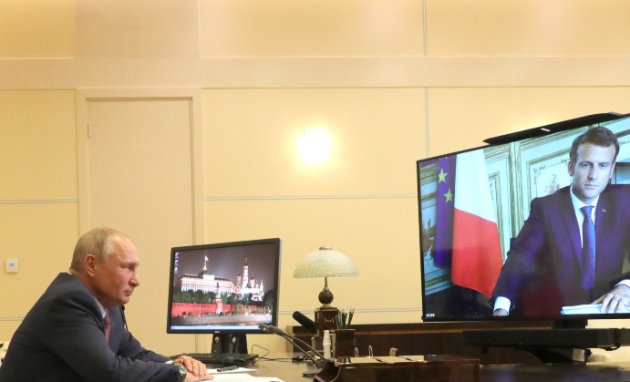 Macron und Putin besprechen Situation um KKW Saporischschja per Telefon